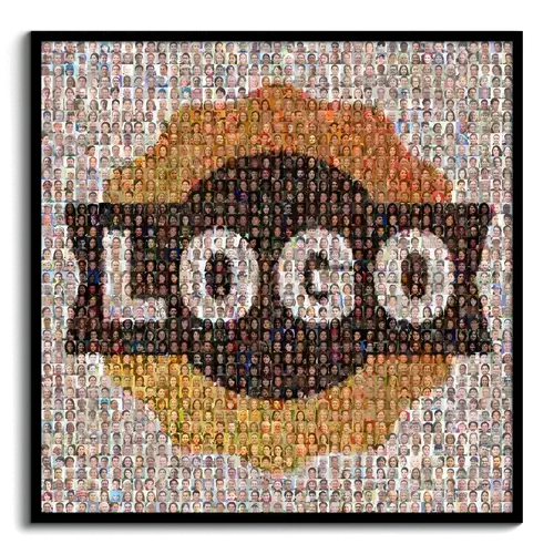 Create Your Logo with Employee Photo Mosaic for Office Decor