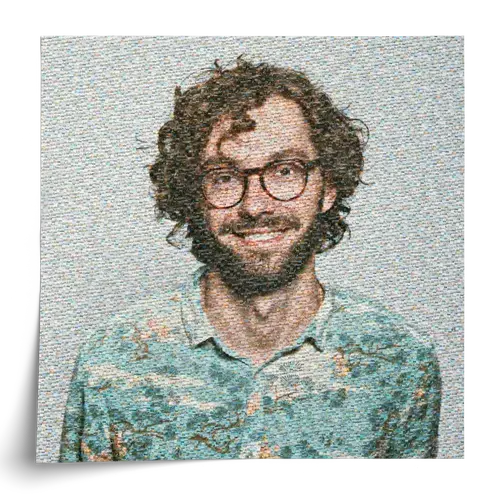 Custom Photo Mosaic Portrait Artwork