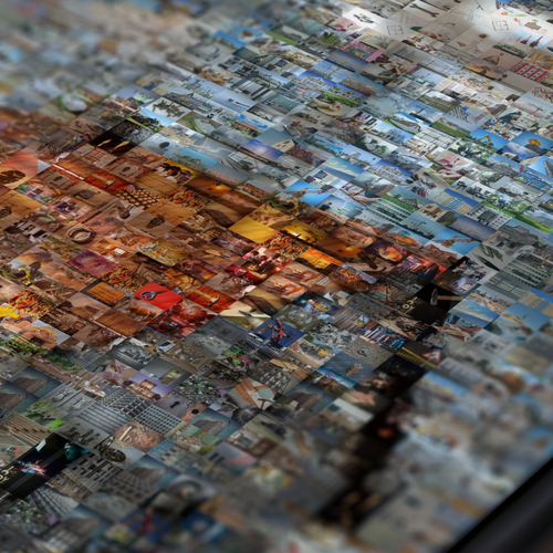 Create Your House Photo Mosaic Online from Many Construction Photos - Start Now