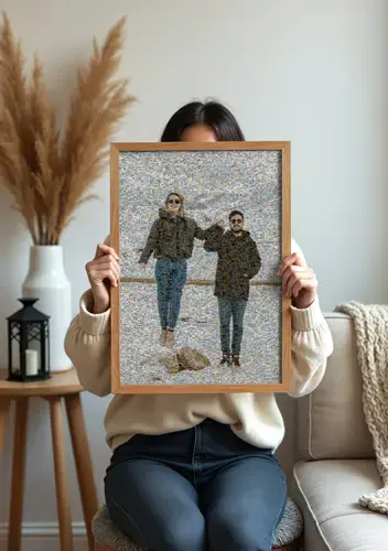 Year-in-Review Photo Mosaic from Many Photos