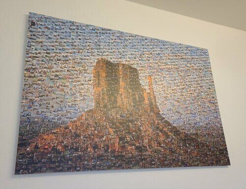 Customer Photo by Andreas for Review Print Photo Mosaic [Online] Dibond 120x80cm