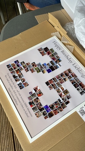 Customer Photo by Maya for Review Print Photo Collage Poster 40x40cm
