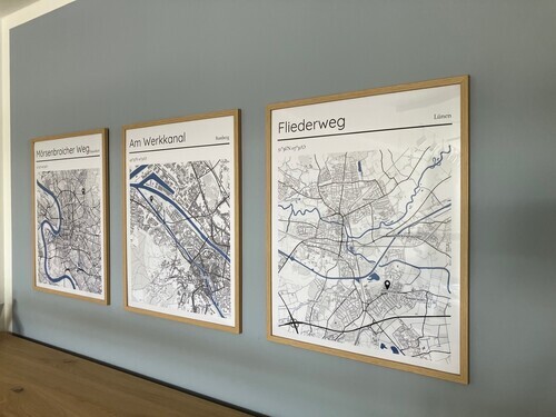 Customer Photo by Michael for Review Print City Map Poster 40x50cm