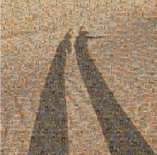 Customer Photo by Myriam for Review Print Photo Mosaic [Online] Acrylic 40x40cm