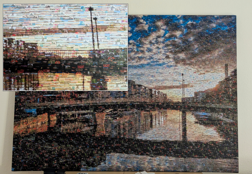 Customer Photo by Olaf for Review Print Photo Mosaic [Online] Canvas 140x100cm